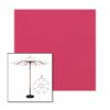Picture of Pink | 9' Wood Frame Market Umbrella Sunbrella® Awning Fabric