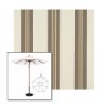 Picture of Taupe Tailored | 9' Wood Frame Market Umbrella Sunbrella® Awning Fabric