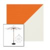 Picture of Tuscan Natural | 9' Wood Frame Market Umbrella Sunbrella® Awning Fabric