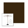 Picture of Badger | 11' Wood Frame Market Umbrella Sunbrella® Awning Fabric