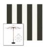 Picture of Beaufort Classic | 11' Wood Frame Market Umbrella Sunbrella® Awning Fabric