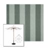 Picture of Beaufort Sagebrush | 11' Wood Frame Market Umbrella Sunbrella® Awning Fabric
