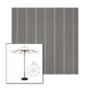 Picture of Cooper Ash | 11' Wood Frame Market Umbrella Sunbrella® Awning Fabric