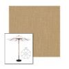 Picture of Heather Beige | 11' Wood Frame Market Umbrella Sunbrella® Awning Fabric