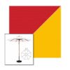 Picture of Jockey Red Yellow | 11' Wood Frame Market Umbrella Sunbrella® Awning Fabric