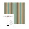 Picture of Kiawah Spa | 11' Wood Frame Market Umbrella Sunbrella® Awning Fabric