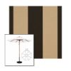 Picture of Manhattan Classic | 11' Wood Frame Market Umbrella Sunbrella® Awning Fabric