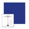 Picture of Ocean Blue | 11' Wood Frame Market Umbrella Sunbrella® Awning Fabric