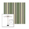 Picture of Ashford Forest | 5.5' Wood Square Frame Market Umbrella Sunbrella® Awning Fabric
