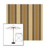 Picture of Colonnade Fossil | 5.5' Wood Square Frame Market Umbrella Sunbrella® Awning Fabric