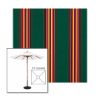 Picture of Hemlock Tweed Fancy | 5.5' Wood Square Frame Market Umbrella Sunbrella® Awning Fabric