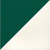 Picture of Forest Green White | 6.5' Wood Square Frame Market Umbrella Sunbrella® Awning Fabric