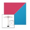Picture of Pink Azure | 6.5' Wood Square Frame Market Umbrella Sunbrella® Awning Fabric