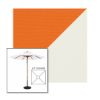 Picture of Tuscan Natural | 6.5' Wood Square Frame Market Umbrella Sunbrella® Awning Fabric