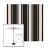 Picture of Hatteras Raven | 7.5' Wood Square Frame Market Umbrella Sunbrella® Awning Fabric