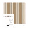 Picture of Heather Beige Classic | 7.5' Wood Square Frame Market Umbrella Sunbrella® Awning Fabric