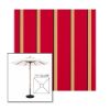 Picture of Manteo Cardinal | 7.5' Wood Square Frame Market Umbrella Sunbrella® Awning Fabric