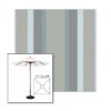 Picture of Marco Blue Grey | 7.5' Wood Square Frame Market Umbrella Sunbrella® Awning Fabric