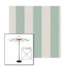 Picture of Paxton Dew | 7.5' Wood Square Frame Market Umbrella Sunbrella® Awning Fabric