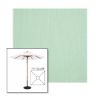 Picture of Sea | 7.5' Wood Square Frame Market Umbrella Sunbrella® Awning Fabric