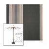Picture of Tillman Shale | 7.5' Wood Square Frame Market Umbrella Sunbrella® Awning Fabric