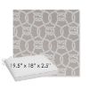 Picture of Bar Harbor Pebble | Sunbrella® 19.5" x 18" Outdoor Dining Cushion