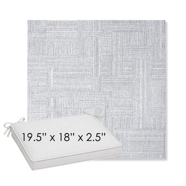 Picture of Boro Elegance | Sunbrella® 19.5" x 18" Outdoor Dining Cushion