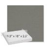 Picture of Canvas Charcoal | Sunbrella® 19.5" x 18" Outdoor Dining Cushion