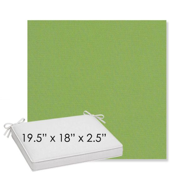 Picture of Canvas Ginkgo | Sunbrella® 19.5" x 18" Outdoor Dining Cushion