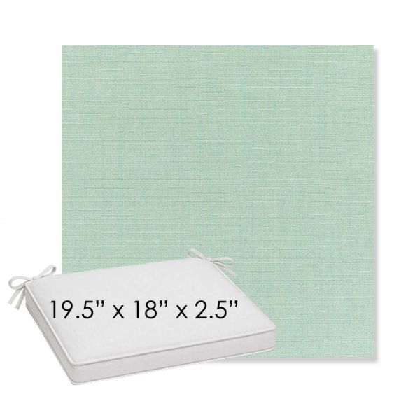 Picture of Canvas Spa | Sunbrella® 19.5" x 18" Outdoor Dining Cushion