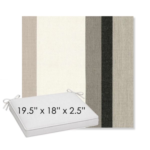 Picture of Canyon Tenaya | Sunbrella® 19.5" x 18" Outdoor Dining Cushion