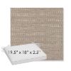 Picture of Charmer Pebble | Sunbrella® 19.5" x 18" Outdoor Dining Cushion