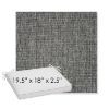 Picture of Crush Pewter | Sunbrella® 19.5" x 18" Outdoor Dining Cushion
