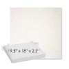 Picture of Crush Snow | Sunbrella® 19.5" x 18" Outdoor Dining Cushion