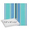 Picture of Dolce Oasis | Sunbrella® 19.5" x 18" Outdoor Dining Cushion