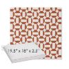 Picture of Hoopla Tobiko | Sunbrella® 19.5" x 18" Outdoor Dining Cushion