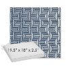 Picture of Key Figure Indigo | Sunbrella® 19.5" x 18" Outdoor Dining Cushion