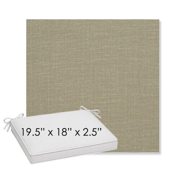 Picture of Kudos Aloe | Sunbrella® 19.5" x 18" Outdoor Dining Cushion