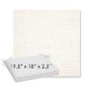 Picture of Litchfield Snow | Sunbrella® 19.5" x 18" Outdoor Dining Cushion