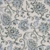 Picture of Martha Floral Periwinkle | Sunbrella® 19.5" x 18" Outdoor Dining Cushion