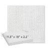 Picture of Momento Snow | Sunbrella® 19.5" x 18" Outdoor Dining Cushion