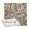 Picture of Nema Pampas | Sunbrella® 19.5" x 18" Outdoor Dining Cushion