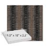 Picture of Ortiz Onyx | Sunbrella® 19.5" x 18" Outdoor Dining Cushion
