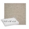 Picture of Piazza Burlap | Sunbrella® 19.5" x 18" Outdoor Dining Cushion