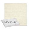 Picture of Piazza Parchment | Sunbrella® 19.5" x 18" Outdoor Dining Cushion