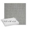Picture of Pique Ash | Sunbrella® 19.5" x 18" Outdoor Dining Cushion