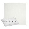 Picture of Pique Salt | Sunbrella® 19.5" x 18" Outdoor Dining Cushion
