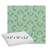 Picture of Plume Peacock | Sunbrella® 19.5" x 18" Outdoor Dining Cushion