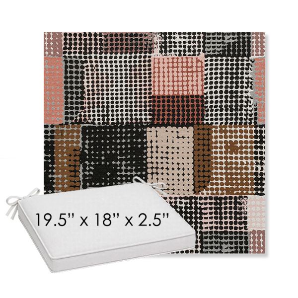 Picture of Pop Tart | Sunbrella® 19.5" x 18" Outdoor Dining Cushion