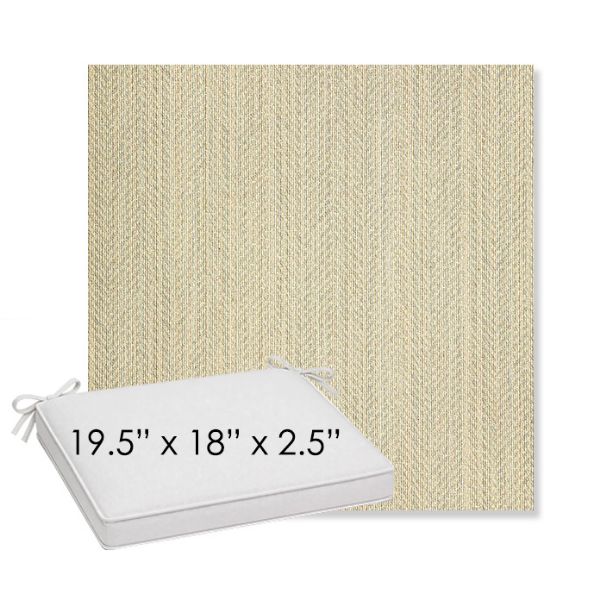 Picture of Posh Dove | Sunbrella® 19.5" x 18" Outdoor Dining Cushion